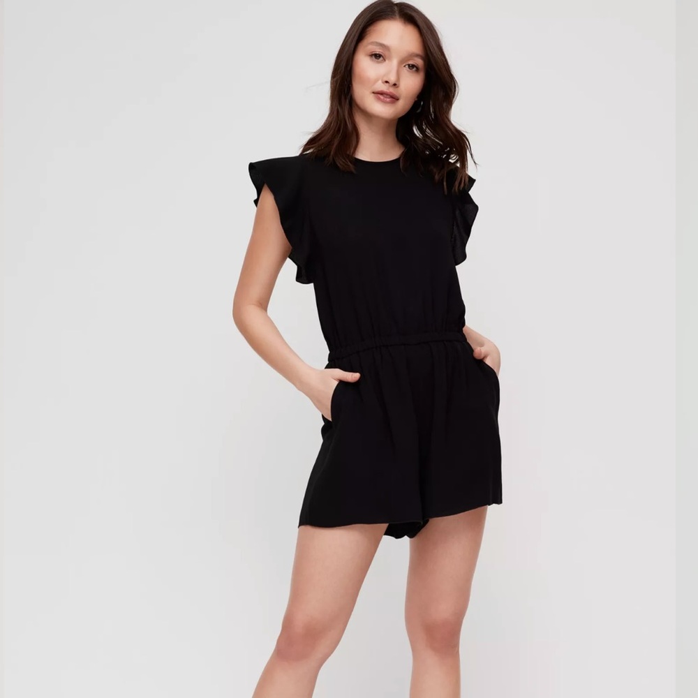 Aritzia Wilfred black romper, size XS